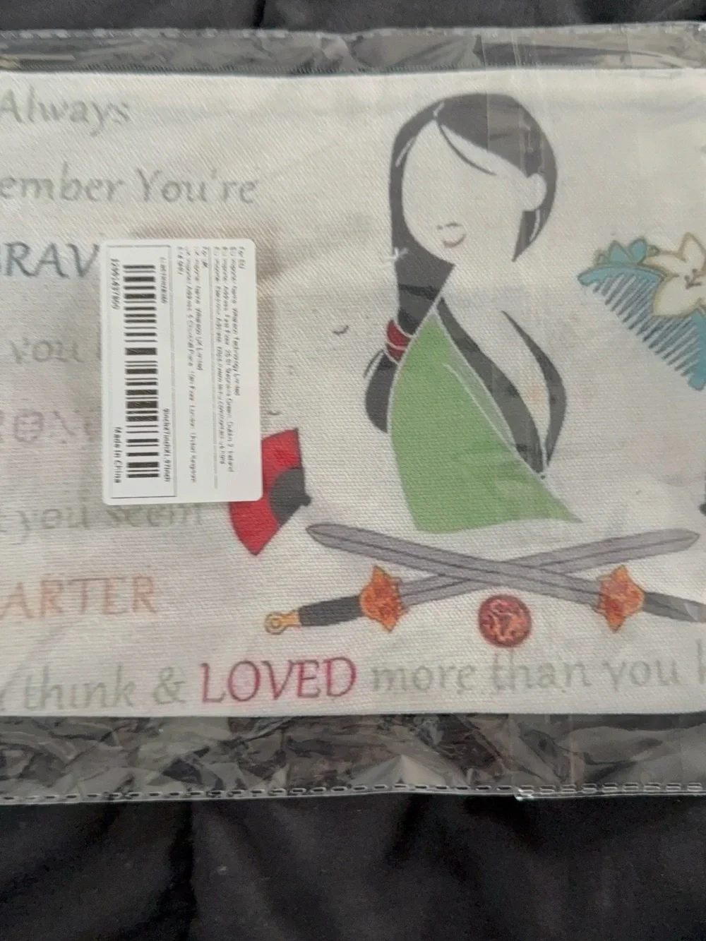 Mulan Makeup Bag